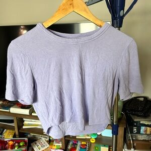 Lululemon Hold Tight Crop in Lilac Smoke